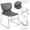 Flash Furniture Gray Plastic Stack Chair, PK5 5-RUT-438-GY-GG - alternate 8